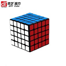 奇藝魔方 順滑益智玩具, 1個, 5階黑色