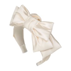 제니퍼베어 카르멘 보우 실크 헤어밴드