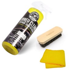 케미컬가이 이너클린 500ml 실내 크리너 내부 시트 청소 얼룩 제거 세정제 보호제 코팅제 + 브러시 타월, A-1 이너클린 473 (브러시+타월), 1개