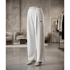 뉴발란스 NBMLG11233 / UNI 에센셜 와이드 원턱 팬츠 (LIGHT GRAY) L7K3