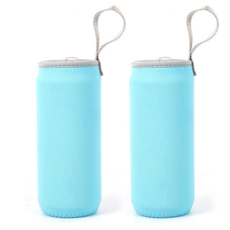물병가방 물병 보틀 손잡이 파우치 2P세트(550ml) (스카이), 상세페이지 참조, 1개