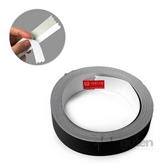 더휴즈 제본용 테이프 25mm 검정 책모서리테이프
