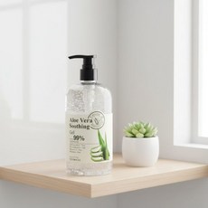 알로에 수딩젤 500ml 순한 수분 진정 케어 젤, 1