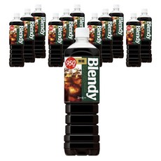 AGF Blendy 無糖濃縮咖啡, 12瓶, 950ml