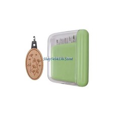 바느질 바늘 자석 홀더 케이스 스레더, 1단, 2. Retro green