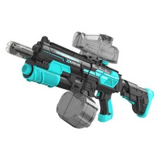 SPACE MACHINE 電動水槍 雙模式 15米射程, 黑藍色, 1個
