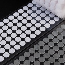 보슬이 까슬이 원형 양면 찍찍이테이프 소품 216쌍 gum*1481RE, 투명10mm 216쌍, 1개