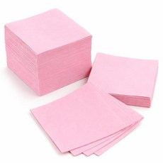 AH AMERICAN HOMESTEAD 종이 칵테일 냅킨 - 리넨 같은 일회용 음료 바 12.1 x 12.1cm(4.75 4.75인치) 벌크 정사각형 파티 또는 결혼식에 이상적, Pink