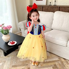 백설공주 드레스 악세사리 리본 세트