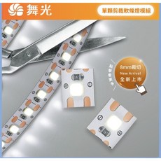 舞光 LED 單顆剪裁軟條燈 2835 120P 每捆5米 DC 24V, 1個, 自然光