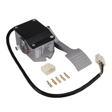 지게차 스로틀 풋 EFP-005 0-5K EV Curtis 스로틀 페달을위한 전기 가속기, 흑인과 실버, 01 black  silver