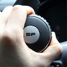 자동차 핸들링 안전한 미끄럼방지 핸들봉 핸들손잡이 새차선물 보조, 레드