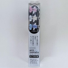 片岡製作所 Brieto III M151 專業級三槽磨刀輪 快速磨刀器 日本製, 1個, 灰色