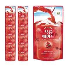 밸런스그로우 석류 에이드 과즙음료 파우치, 230ml, 10개