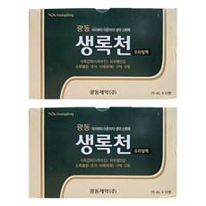 광동제약 생록천액, 75ml, 20개