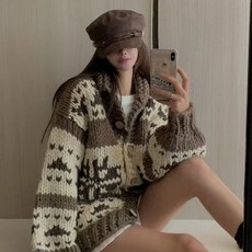 여자 가디건 겨울 가디건 옷 놀면뭐하니 박진주, 2. 브라운