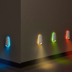 HK sell 모르페 LED 7컬러 센서 무드등 c타입 인테리어 욕실 변기 램프, 1개