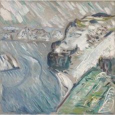 Snowstorm by the Sea 편집아트포스터 감성선물 뭉크, 그림만(매트지), A2