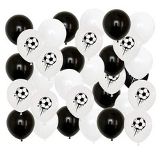 생일 파티 학예회 이벤트 할로윈 용품 골든 트로피 축구 스타 호일 풍선 소년 남자 장식 스포츠 게임 에어 볼 글로보 베이비 샤워 18 인치, 30pcs_7