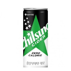 제로칠성사이다캔, 30개, 250ml