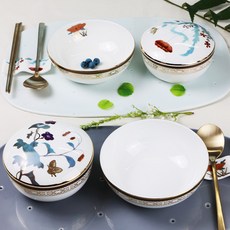 한국도자기본차이나 초충도 예단반상기세트 6PCS, 예단포장X, 1세트, 6종