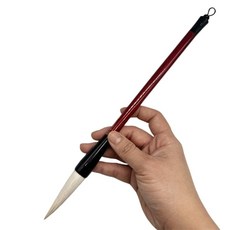 minh 화방용품 서예붓 동양화붓 대형 양모 붓, 1개, 6호