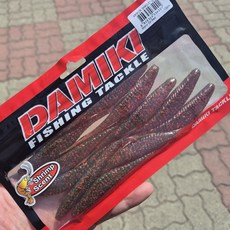 다미끼 아머쉐드 광어 다운샷 배스 웜 5인치 광다 12.7cm, 204 (모토오일레드)(Best), 1개, 95g