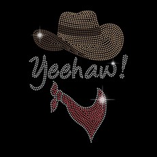 1개 카우보이 유리 핫픽스 라인스톤 다리미 부착형 의상 액세서리 (옷 가방 바지용 빨간색 297x210mm)