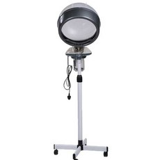 헤어스팀기 미용실 바버샵 스팀기 머리 두피 나노 케어 기계 베이지 고급 일체형 다리 물컵