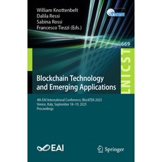 (外文書)Blockchain Technology and Emerging Applications: 4th Eai International Conference... Paperback, Springer, English