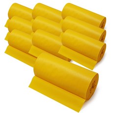 난연성 PVC 보온 매직테이프 노랑, 10개