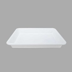 화분받침대 정사각 민자 화분 물받이 받침 모음, 1개, WHITE