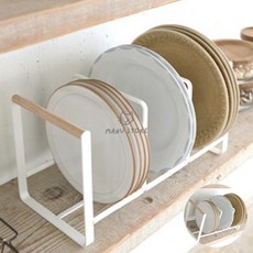 [사마누] 그릇보관 접시보관함 접시홀더 주방정리 접시 거치대 3단 접시렉