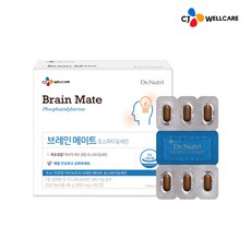 [CJ공식] 닥터뉴트리 브레인메이트 포스파티딜세린 60정 1박스, 0.8g