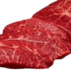 [헤비스테이크] 부채살 스테이크(냉장 당일발송) 720g(180g x 4팩) 개별소포장, 4개, 180g