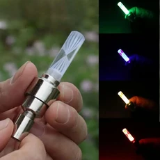 LED 자전거 밸브 라이트 네온 자전거 스포크 라이트 자전거 타이어 밸브 라이트 야간 경고등 자전거 액, 02 E, 1개