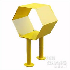 全鐵造型櫃 金屬蜂窩書櫃床頭櫃 高腳櫃 CB008-1 (單顆), 紅色, 1個