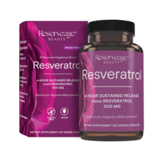 ReserveAge Organics 白藜蘆醇素食膠囊 500mg, 60顆, 1罐