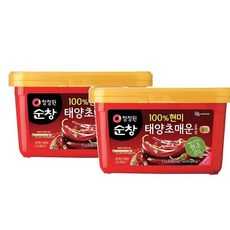 청정원 순창 현미 태양초 매운고추장, 3kg, 2개