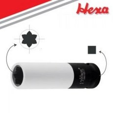 대만산 HEXA 1/2 벤츠(전용) 고급 복스커버형 휠너트 소켓 17MM 휠복스알, HEXA 1/2벤츠휠복스알 17MM