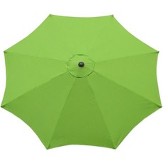 벨리노 데코 교체용 세이지 그린 강하고 두꺼운 우산 캐노피 10피트 8 리브용 전용