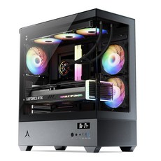 앱코 U30P 마린+ 미들타워 케이스 실시간 온도 디스플레이, 앱코 U30P 마린디스플레이 블랙 PC 케이스 앱코 U30P 마린디스플레이 블랙 PC 케이스