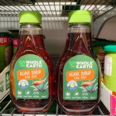홀 어스 로우 블루 아가베 시럽 330gx2개 Whole Earth Blue Agave Sweetner Raw, 330g