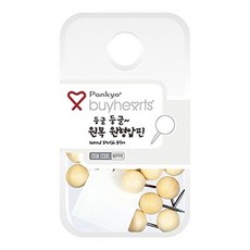 원형 나무 압핀 데코핀 디자인 고정핀