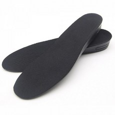 남성용 우레탄 키높이깔창(3cm)-검정