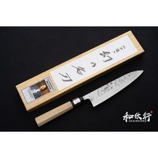 和欣行 現貨 藤原 照康 作 幻之名刀 白一鋼 梨地 槌目 和小刀 150 mm, 1個