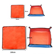 사각 방수 매트 소형 50X50cm 분갈이 김장 모래놀이 흙놀이 GS2100216A, 단품, 1개