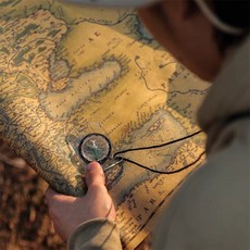 모아위드 미니 나침반 나침반목걸이