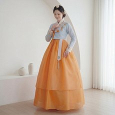 조에온 여성 개량 전통 한복 상하 세트 A552