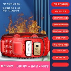 진동벨트 슬리밍 뱃살 기구, 스마트 여성용 6모터 36단계 A, 기본 모델명/품번